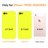 DTTO for iPhone SE Case 2020/2022, iPhone 7 8 Silicone Phone Case, [Romance Series] Shockproof Phone Case with Honeycomb Grid Cushion for Apple iPhone 7/8/SE 2020/2022, 4.7 inch, Navy Blue