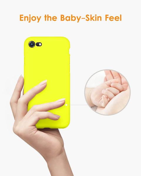 DTTO for iPhone SE Case 2020/2022, iPhone 7 8 Silicone Phone Case, [Romance Series] Shockproof Phone Case with Honeycomb Grid Cushion for Apple iPhone 7/8/SE 2020/2022, 4.7 inch, Navy Blue