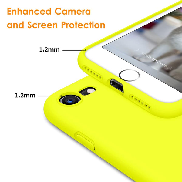 DTTO for iPhone SE Case 2020/2022, iPhone 7 8 Silicone Phone Case, [Romance Series] Shockproof Phone Case with Honeycomb Grid Cushion for Apple iPhone 7/8/SE 2020/2022, 4.7 inch, Navy Blue