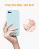 DTTO for iPhone SE Case 2020/2022, iPhone 7 8 Silicone Phone Case, [Romance Series] Shockproof Phone Case with Honeycomb Grid Cushion for Apple iPhone 7/8/SE 2020/2022, 4.7 inch, Navy Blue