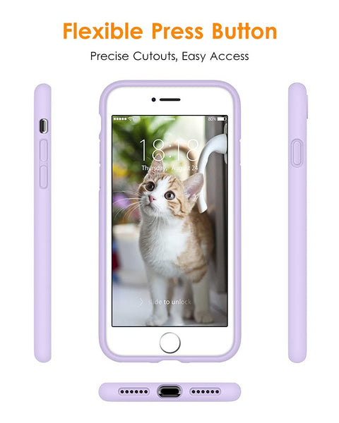 DTTO for iPhone SE Case 2020/2022, iPhone 7 8 Silicone Phone Case, [Romance Series] Shockproof Phone Case with Honeycomb Grid Cushion for Apple iPhone 7/8/SE 2020/2022, 4.7 inch, Navy Blue