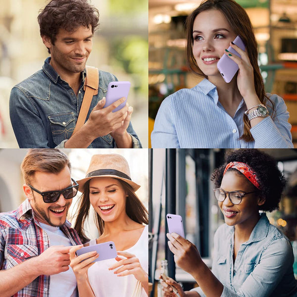 DTTO for iPhone SE Case 2020/2022, iPhone 7 8 Silicone Phone Case, [Romance Series] Shockproof Phone Case with Honeycomb Grid Cushion for Apple iPhone 7/8/SE 2020/2022, 4.7 inch, Navy Blue