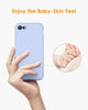 DTTO for iPhone SE Case 2020/2022, iPhone 7 8 Silicone Phone Case, [Romance Series] Shockproof Phone Case with Honeycomb Grid Cushion for Apple iPhone 7/8/SE 2020/2022, 4.7 inch, Navy Blue