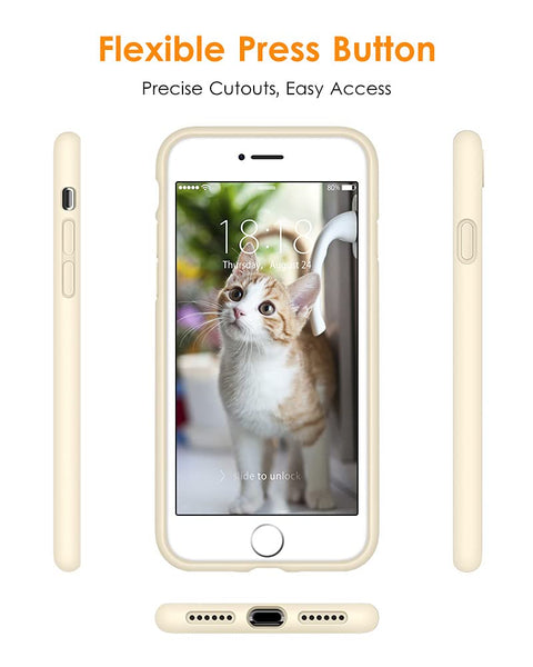 DTTO for iPhone SE Case 2020/2022, iPhone 7 8 Silicone Phone Case, [Romance Series] Shockproof Phone Case with Honeycomb Grid Cushion for Apple iPhone 7/8/SE 2020/2022, 4.7 inch, Navy Blue