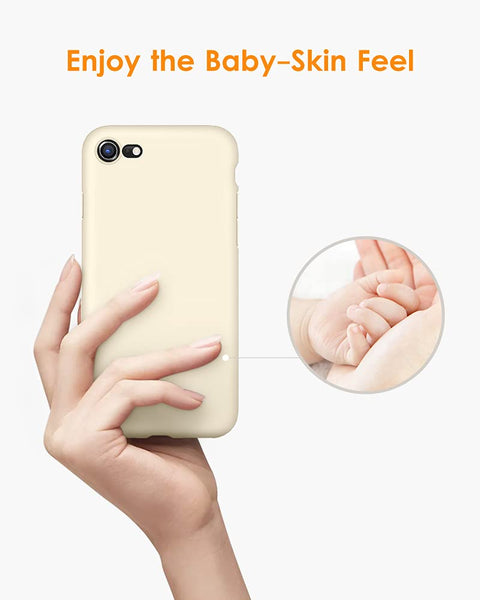 DTTO for iPhone SE Case 2020/2022, iPhone 7 8 Silicone Phone Case, [Romance Series] Shockproof Phone Case with Honeycomb Grid Cushion for Apple iPhone 7/8/SE 2020/2022, 4.7 inch, Navy Blue