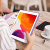 DTTO iPad 9th/ 8th/ 7th Generation 10.2 Case, Lightweight Soft TPU Back for iPad 10.2 Inch (2021/2020/2019) [Auto Wake/Sleep + Trifold Stand] - Rose Gold