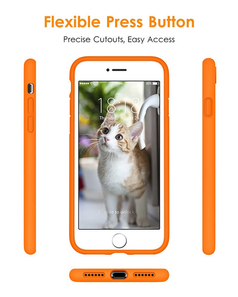 DTTO for iPhone SE Case 2020/2022, iPhone 7 8 Silicone Phone Case, [Romance Series] Shockproof Phone Case with Honeycomb Grid Cushion for Apple iPhone 7/8/SE 2020/2022, 4.7 inch, Navy Blue