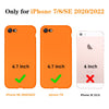 DTTO for iPhone SE Case 2020/2022, iPhone 7 8 Silicone Phone Case, [Romance Series] Shockproof Phone Case with Honeycomb Grid Cushion for Apple iPhone 7/8/SE 2020/2022, 4.7 inch, Navy Blue