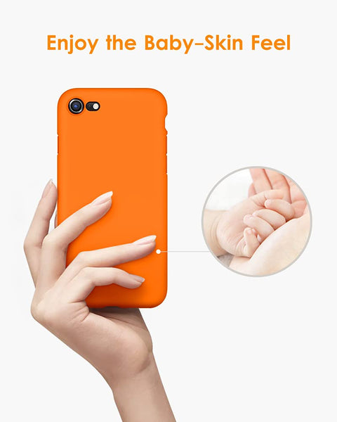 DTTO for iPhone SE Case 2020/2022, iPhone 7 8 Silicone Phone Case, [Romance Series] Shockproof Phone Case with Honeycomb Grid Cushion for Apple iPhone 7/8/SE 2020/2022, 4.7 inch, Navy Blue