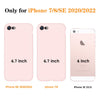 DTTO for iPhone SE Case 2020/2022, iPhone 7 8 Silicone Phone Case, [Romance Series] Shockproof Phone Case with Honeycomb Grid Cushion for Apple iPhone 7/8/SE 2020/2022, 4.7 inch, Navy Blue