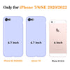 DTTO for iPhone SE Case 2020/2022, iPhone 7 8 Silicone Phone Case, [Romance Series] Shockproof Phone Case with Honeycomb Grid Cushion for Apple iPhone 7/8/SE 2020/2022, 4.7 inch, Navy Blue