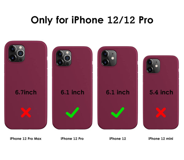 DTTO Compatible with iPhone 12/12 Pro Case,Shockproof Silicone [Romance Series] Cover [Enhanced Camera and Screen Protection] with Honeycomb Grid Cushion for iPhone 12 6.1” 2020,Midnight Green