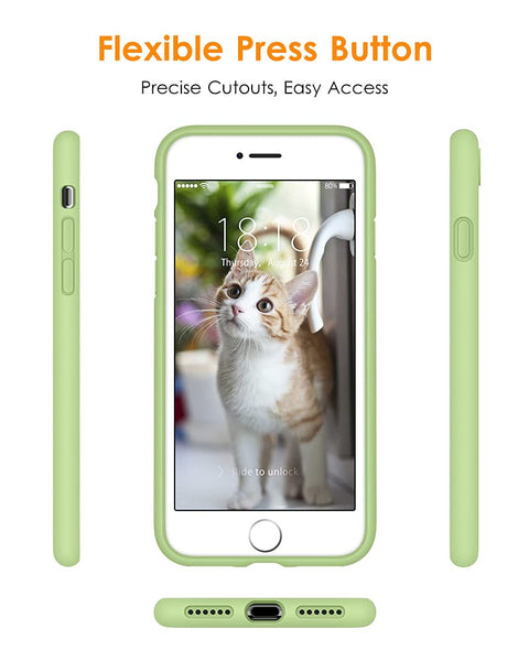 DTTO for iPhone SE Case 2020/2022, iPhone 7 8 Silicone Phone Case, [Romance Series] Shockproof Phone Case with Honeycomb Grid Cushion for Apple iPhone 7/8/SE 2020/2022, 4.7 inch, Navy Blue