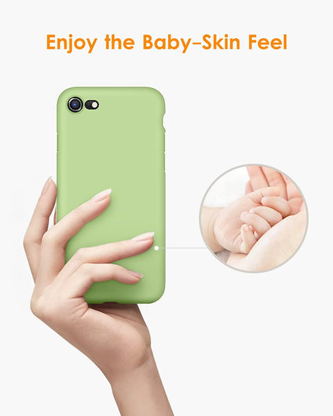 DTTO for iPhone SE Case 2020/2022, iPhone 7 8 Silicone Phone Case, [Romance Series] Shockproof Phone Case with Honeycomb Grid Cushion for Apple iPhone 7/8/SE 2020/2022, 4.7 inch, Navy Blue