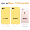 DTTO for iPhone SE Case 2020/2022, iPhone 7 8 Silicone Phone Case, [Romance Series] Shockproof Phone Case with Honeycomb Grid Cushion for Apple iPhone 7/8/SE 2020/2022, 4.7 inch, Navy Blue