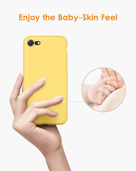 DTTO for iPhone SE Case 2020/2022, iPhone 7 8 Silicone Phone Case, [Romance Series] Shockproof Phone Case with Honeycomb Grid Cushion for Apple iPhone 7/8/SE 2020/2022, 4.7 inch, Navy Blue