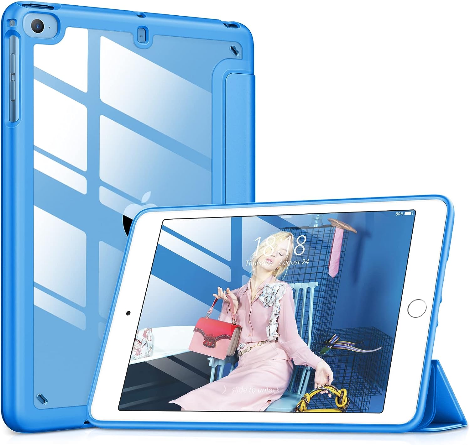 Auto Sleep/wake IPad Custodia IPad Mini YENDOSTEEN - Cover Ibrida Con Luci Aurora E Funzione Auto Svegliati/Sonno Cover Ipad Mini Northern Lights - Foto 10